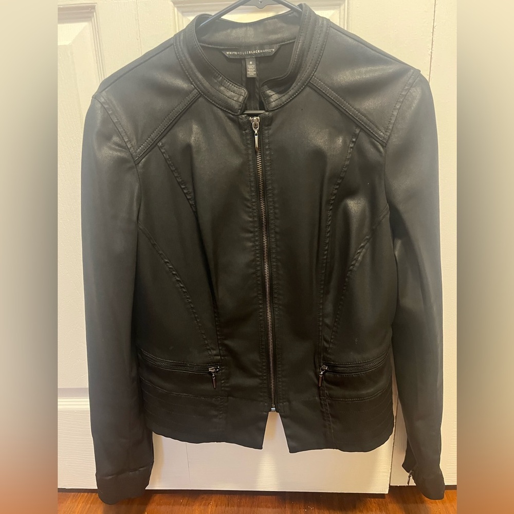 White House Black Market Coated Jacket